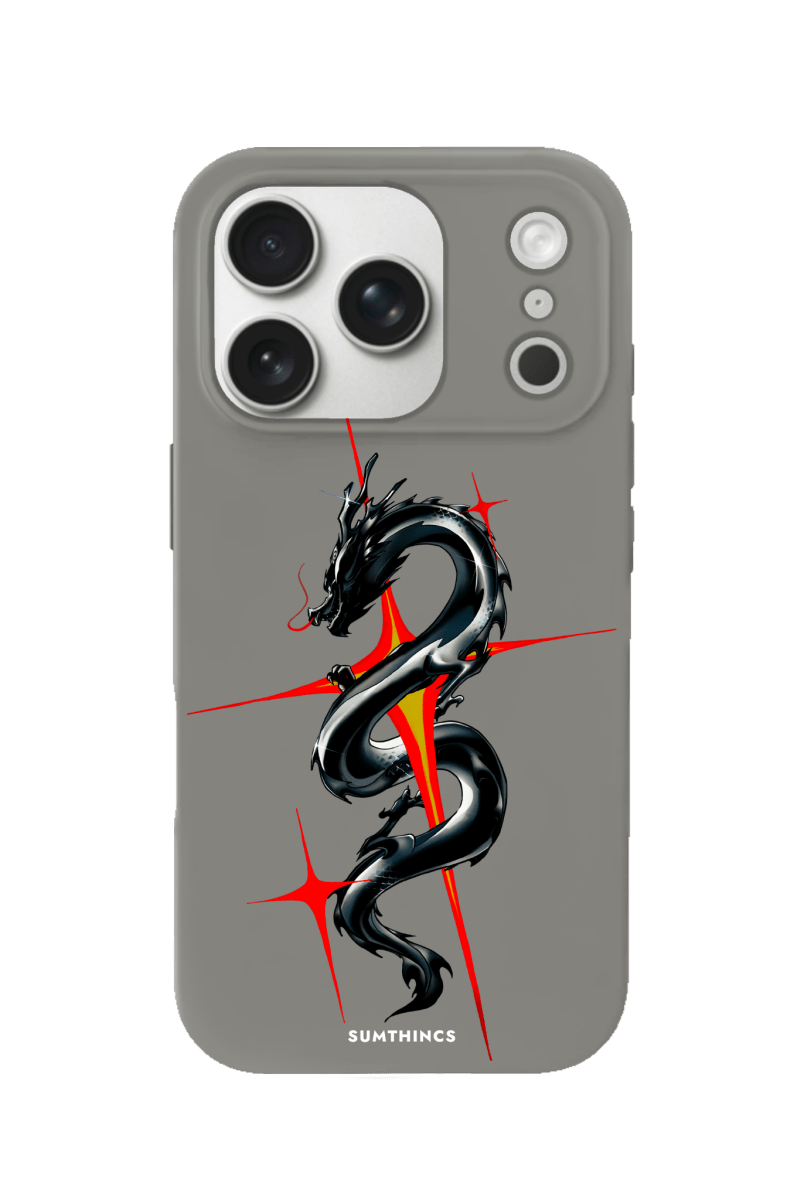 iPhone 17 Pro Dragonflare Premium Telefon Kılıfı Gri - SUMTHINCS