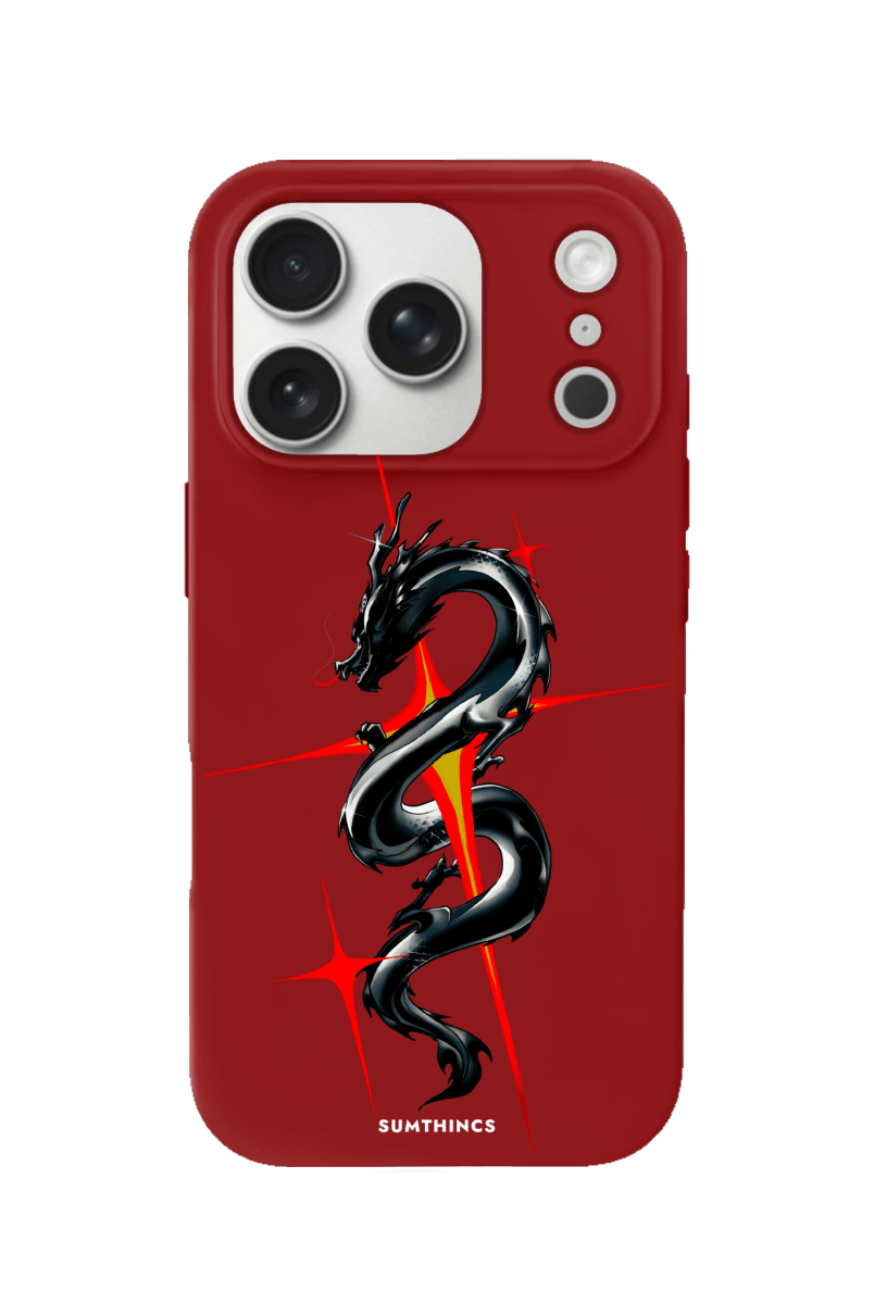 iPhone 17 Pro Dragonflare Premium Telefon Kılıfı Kırmızı - SUMTHINCS