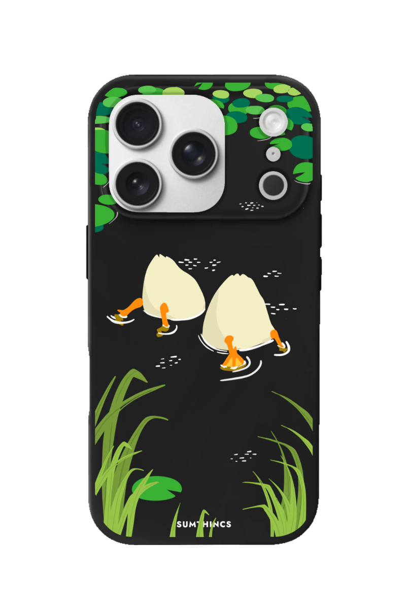 iPhone 17 Pro Ducks Premium Telefon Kılıfı Siyah - SUMTHINCS