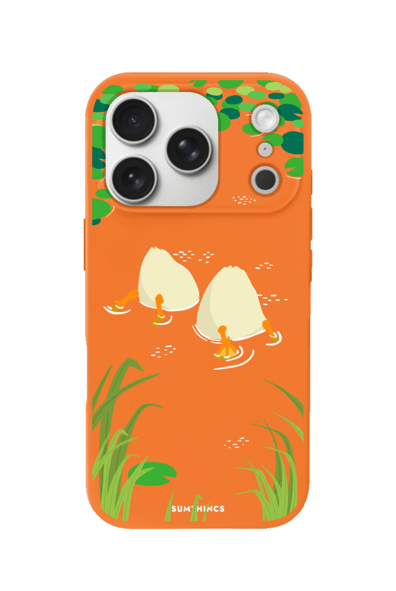 iPhone 17 Pro Ducks Premium Telefon Kılıfı Turuncu - SUMTHINCS