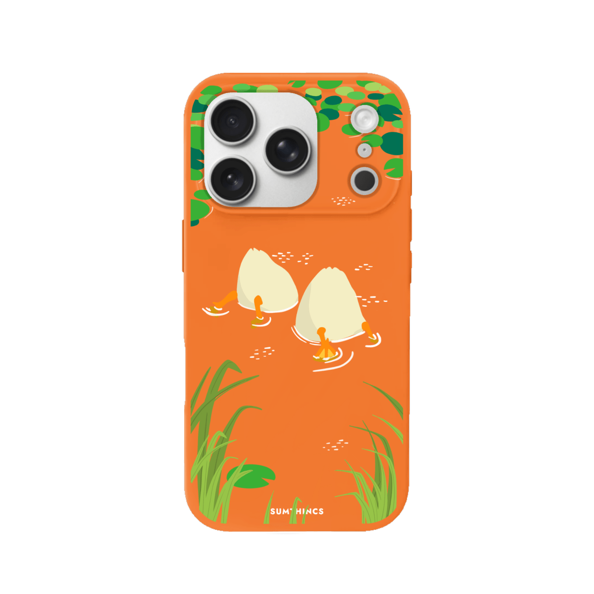 iPhone 17 Pro Ducks Premium Telefon Kılıfı Turuncu - SUMTHINCS