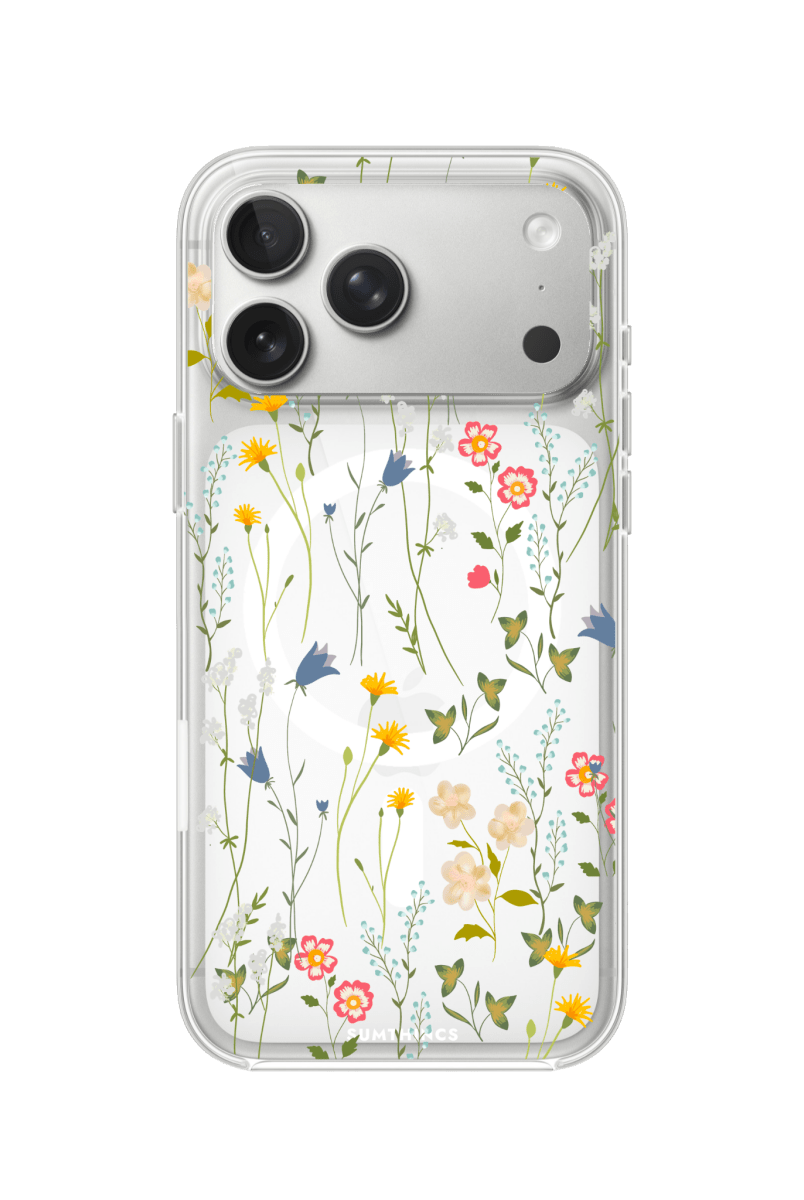 iPhone 17 Pro Eternal Garden Clear Magsafe Şeffaf Telefon Kılıfı - SUMTHINCS