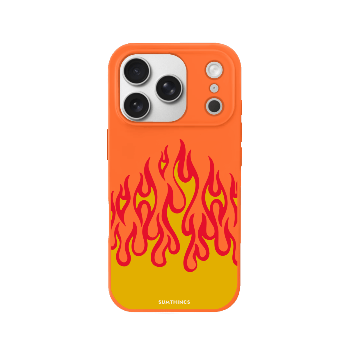 iPhone 17 Pro Flamme Premium Telefon Kılıfı Turuncu - SUMTHINCS