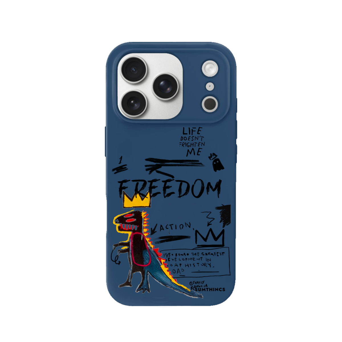 iPhone 17 Pro Freedom Premium Telefon Kılıfı Pasifik Mavi - SUMTHINCS