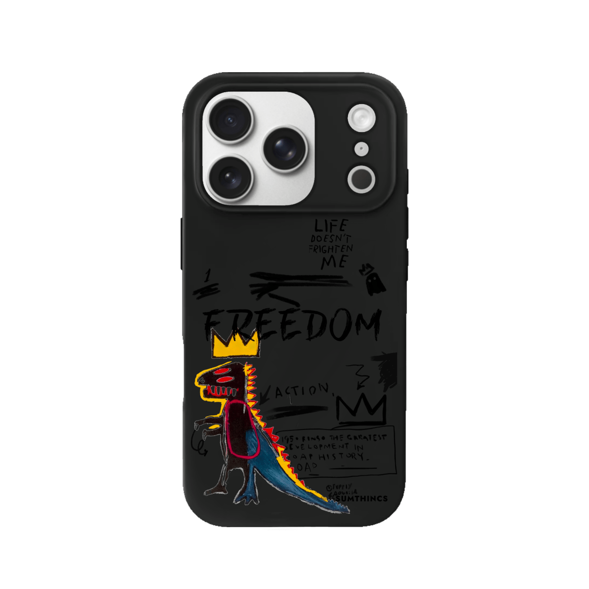 iPhone 17 Pro Freedom Premium Telefon Kılıfı Siyah - SUMTHINCS