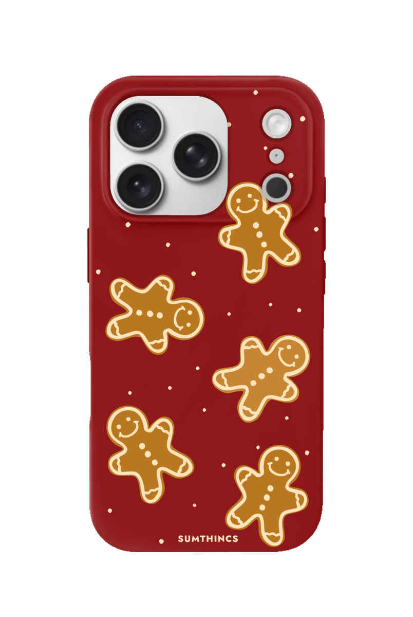 iPhone 17 Pro Gingerbread Man Premium Telefon Kılıfı Kırmızı - SUMTHINCS