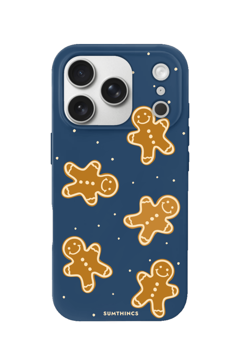 iPhone 17 Pro Gingerbread Man Premium Telefon Kılıfı Pasifik Mavi - SUMTHINCS