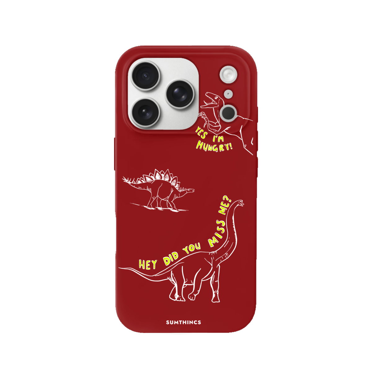 iPhone 17 Pro Hey Did You Miss Me? Premium Telefon Kılıfı Kırmızı - SUMTHINCS