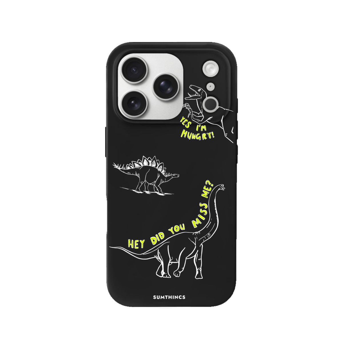 iPhone 17 Pro Hey Did You Miss Me? Premium Telefon Kılıfı Siyah - SUMTHINCS