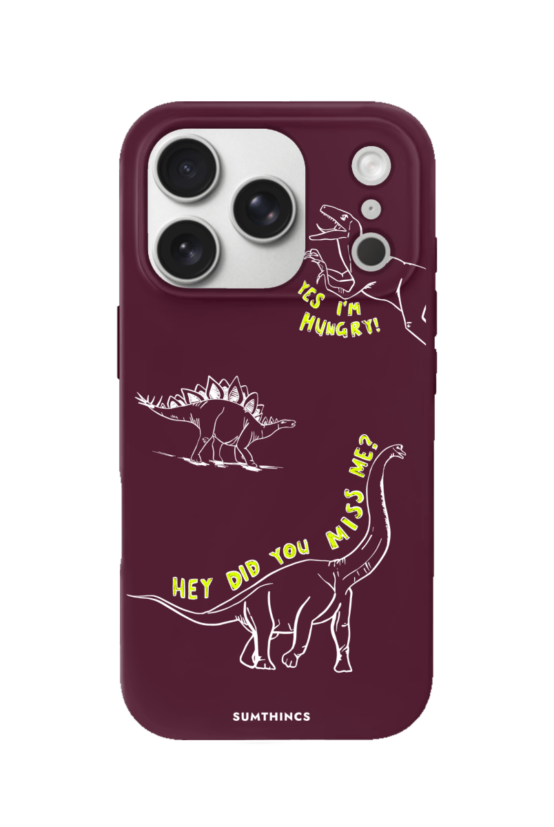 iPhone 17 Pro Hey Did You Miss Me? Premium Telefon Kılıfı Bordo - SUMTHINCS