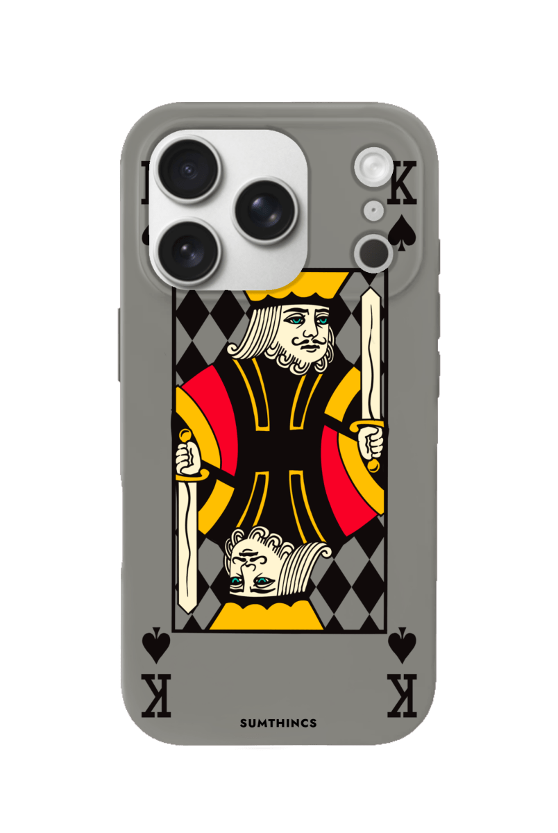 iPhone 17 Pro King Premium Telefon Kılıfı Gri - SUMTHINCS