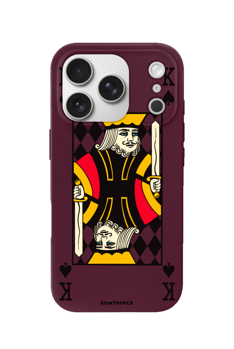 iPhone 17 Pro King Premium Telefon Kılıfı Bordo - SUMTHINCS