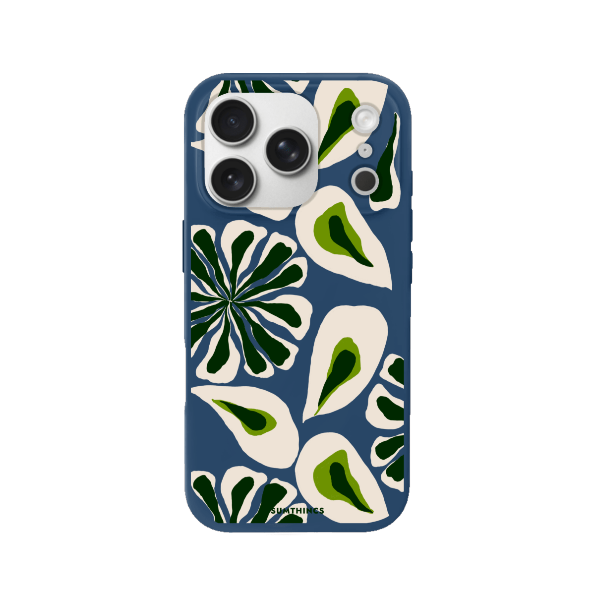 iPhone 17 Pro Leafs Premium Telefon Kılıfı Pasifik Mavi - SUMTHINCS