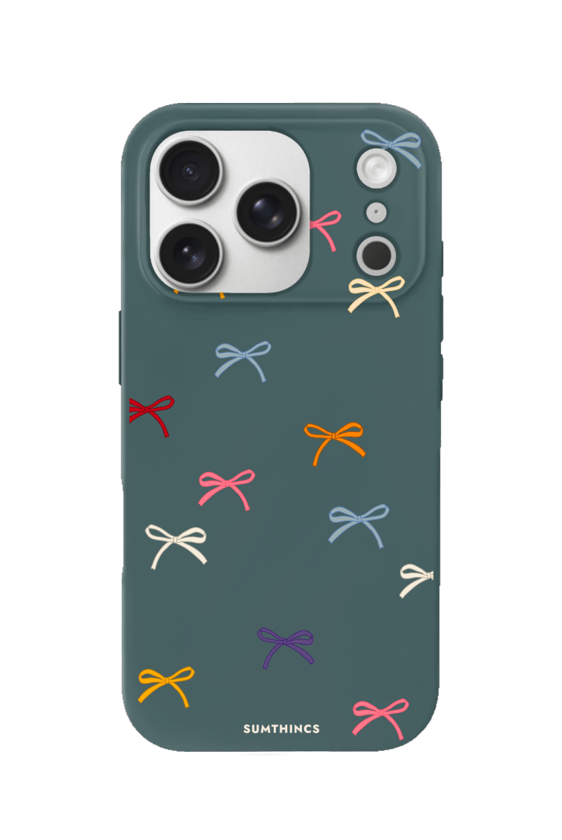 iPhone 17 Pro Little Bows Premium Telefon Kılıfı Kaktüs Yeşili - SUMTHINCS