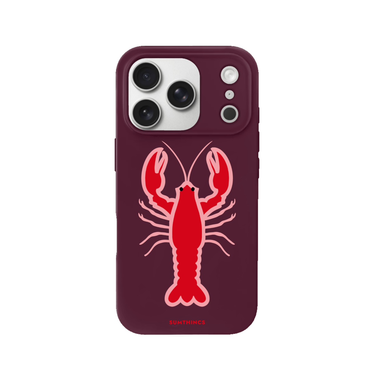iPhone 17 Pro Lobster Premium Telefon Kılıfı Bordo - SUMTHINCS