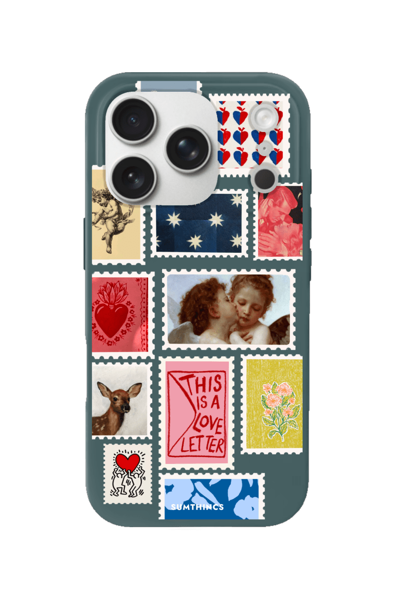 iPhone 17 Pro Love Letter Premium Telefon Kılıfı Kaktüs Yeşili - SUMTHINCS