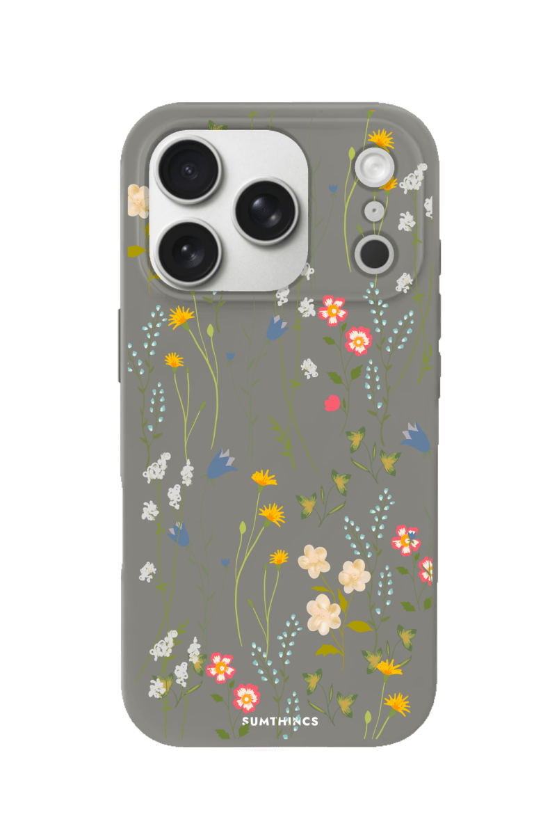 iPhone 17 Pro Max Eternal Garden Premium Telefon Kılıfı Gri - SUMTHINCS