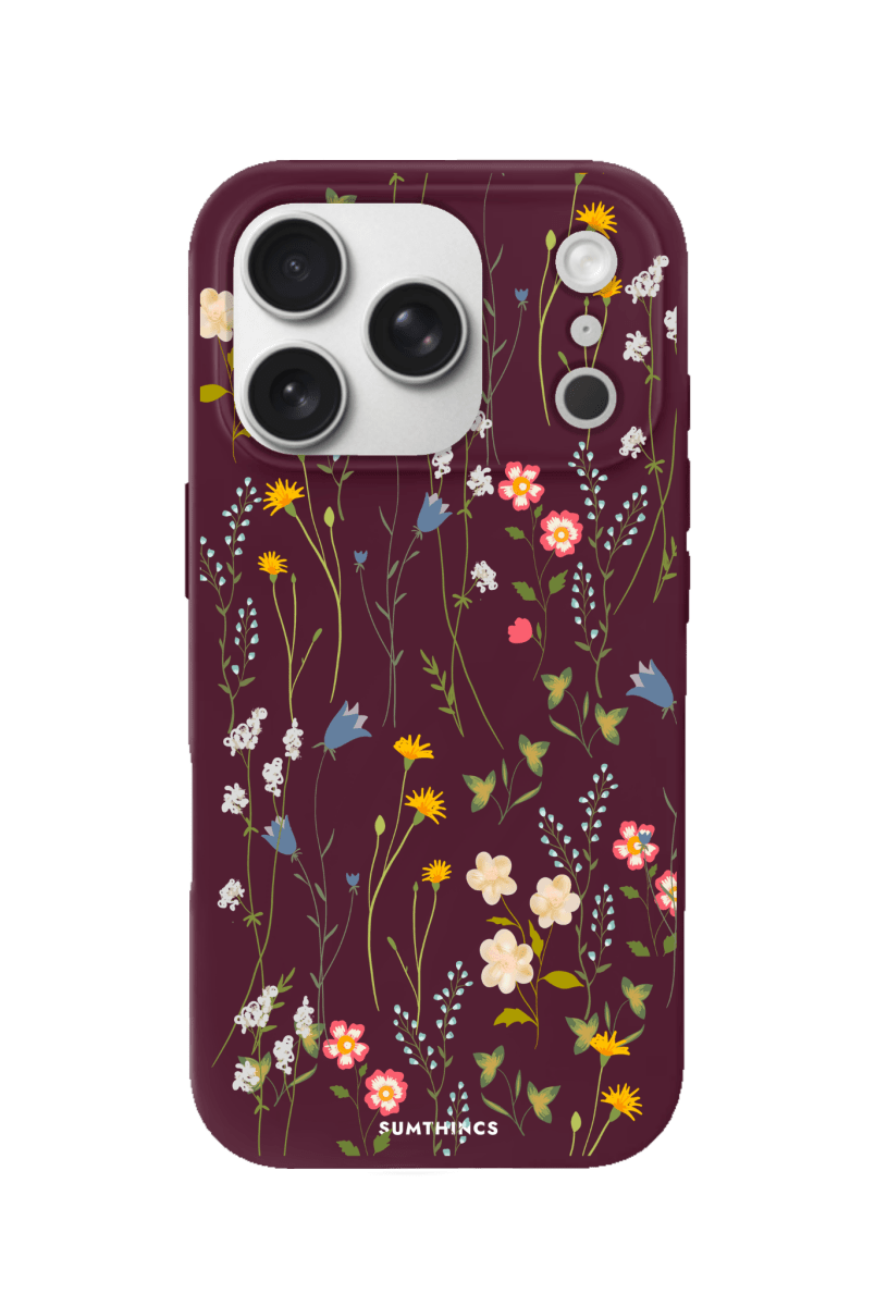 iPhone 17 Pro Max Eternal Garden Premium Telefon Kılıfı Bordo - SUMTHINCS