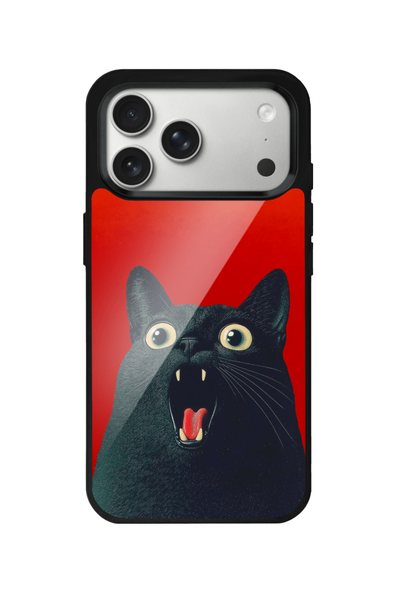iPhone 17 Pro Max Meoww Glossy Cam Telefon Kılıfı - SUMTHINCS