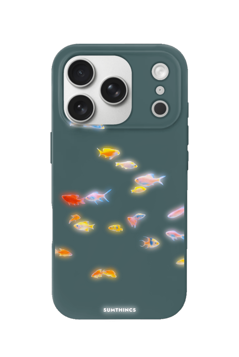 iPhone 17 Pro Max Neon Fish Premium Telefon Kılıfı Kaktüs Yeşili - SUMTHINCS