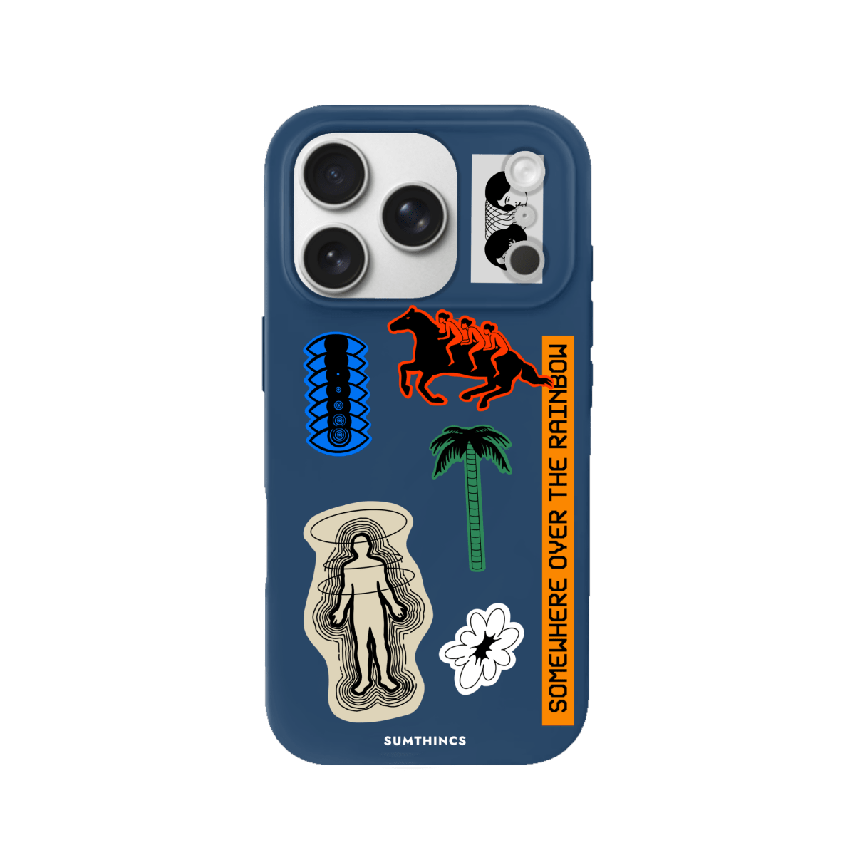 iPhone 17 Pro Max Somewhere Premium Telefon Kılıfı Pasifik Mavi - SUMTHINCS