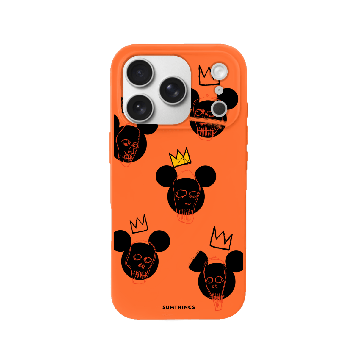 iPhone 17 Pro Mickeys Midnight Premium Telefon Kılıfı Turuncu - SUMTHINCS