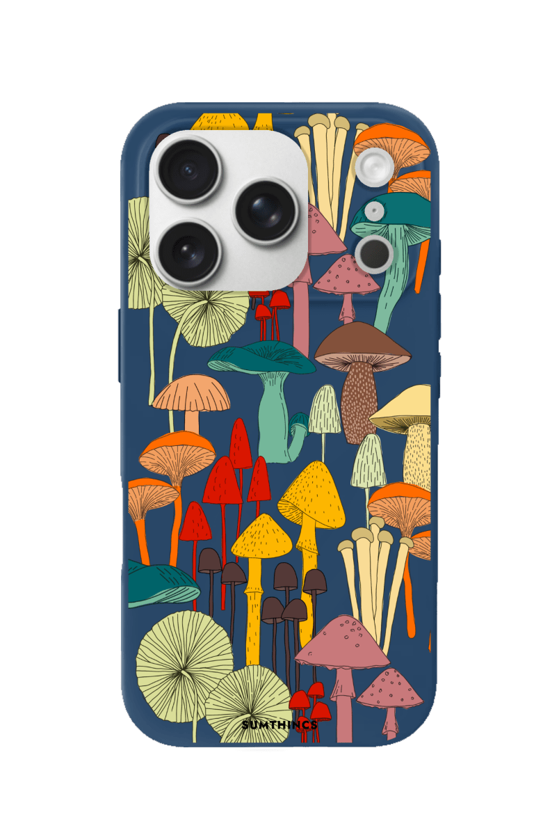 iPhone 17 Pro Mushrooms Premium Telefon Kılıfı Pasifik Mavi - SUMTHINCS