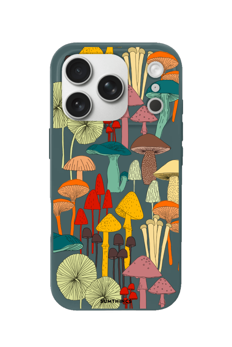 iPhone 17 Pro Mushrooms Premium Telefon Kılıfı Kaktüs Yeşili - SUMTHINCS