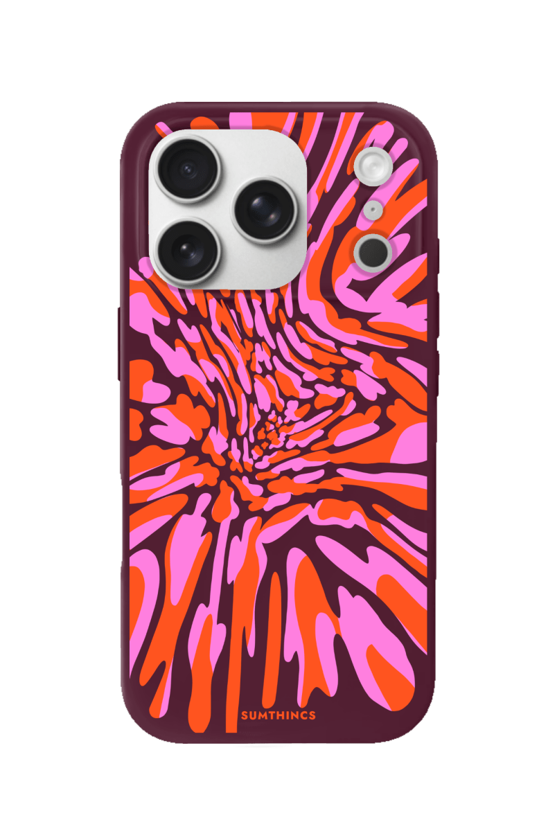 iPhone 17 Pro Neon Dreams Premium Telefon Kılıfı Bordo - SUMTHINCS