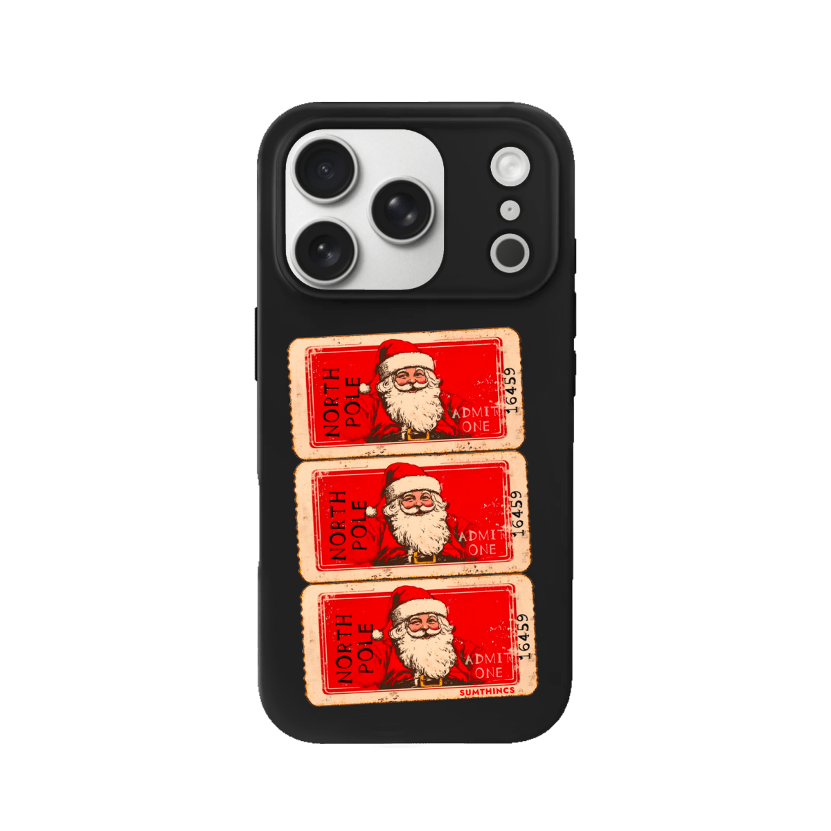 iPhone 17 Pro Northpole Ticket Premium Telefon Kılıfı Siyah - SUMTHINCS