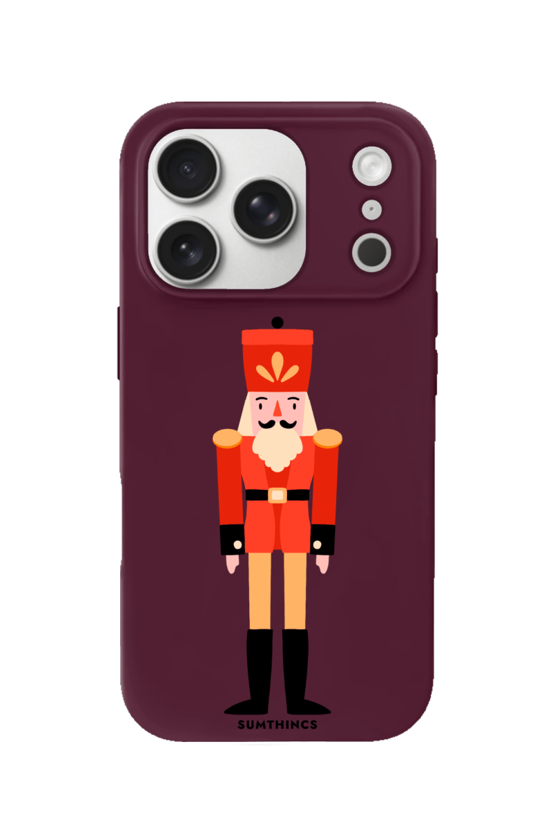 iPhone 17 Pro Nutcracker Premium Telefon Kılıfı Bordo - SUMTHINCS