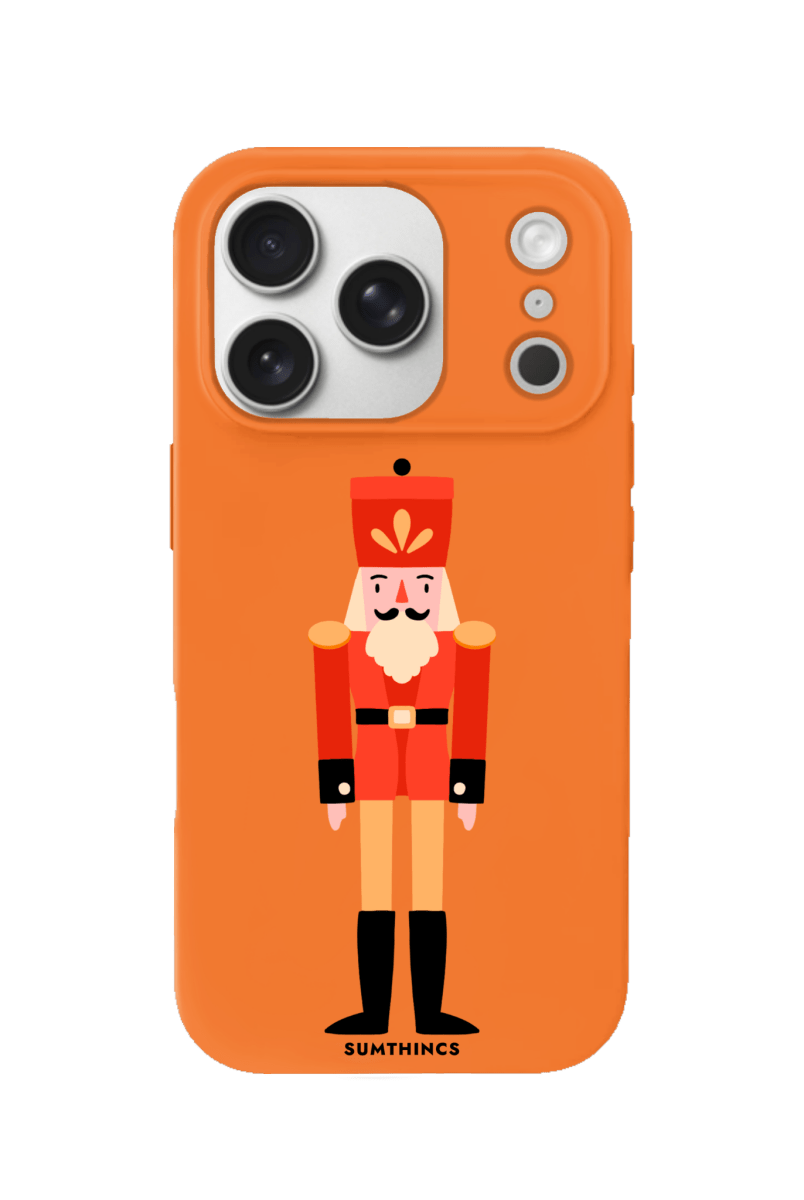 iPhone 17 Pro Nutcracker Premium Telefon Kılıfı Turuncu - SUMTHINCS