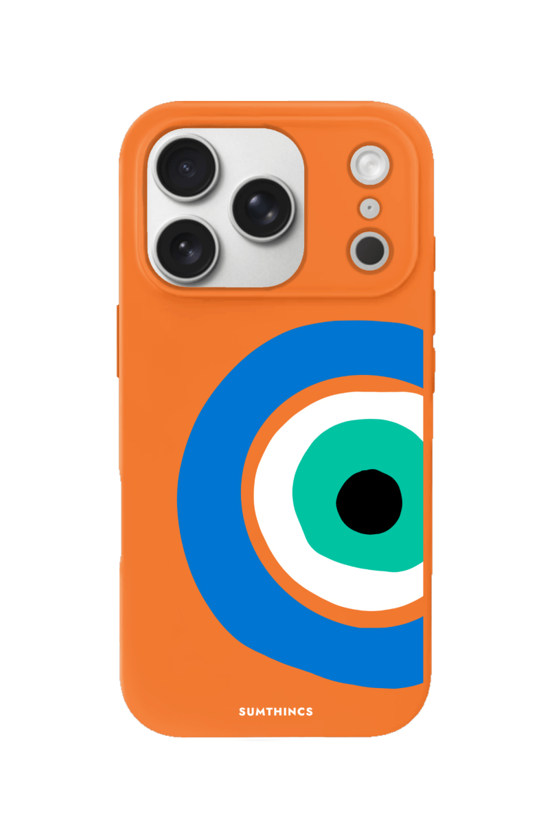 iPhone 17 Pro Ocean Eye Premium Telefon Kılıfı Turuncu - SUMTHINCS