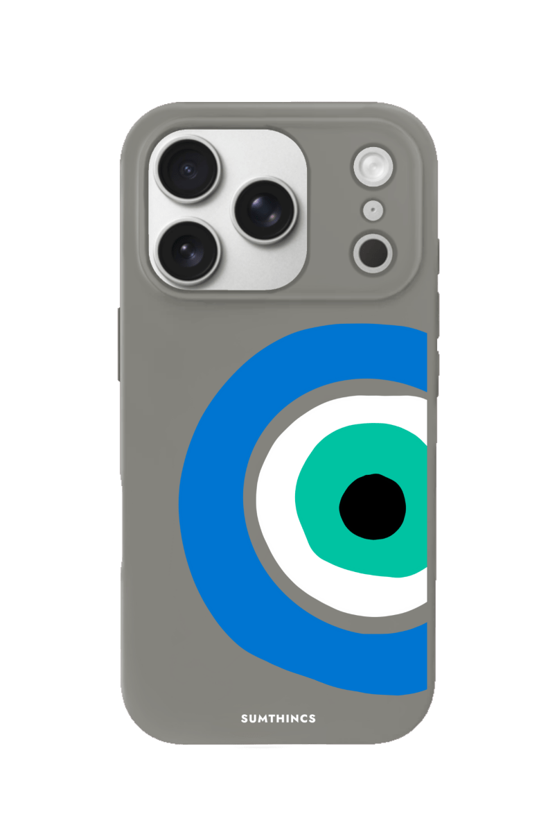 iPhone 17 Pro Ocean Eye Premium Telefon Kılıfı Gri - SUMTHINCS