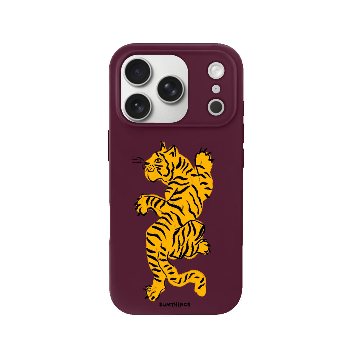 iPhone 17 Pro ROAR Premium Telefon Kılıfı Bordo - SUMTHINCS