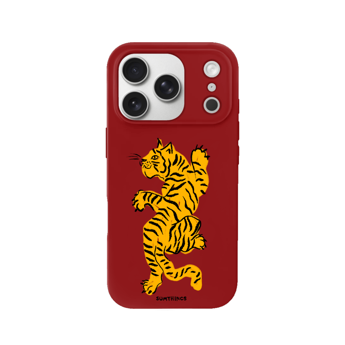 iPhone 17 Pro ROAR Premium Telefon Kılıfı Kırmızı - SUMTHINCS