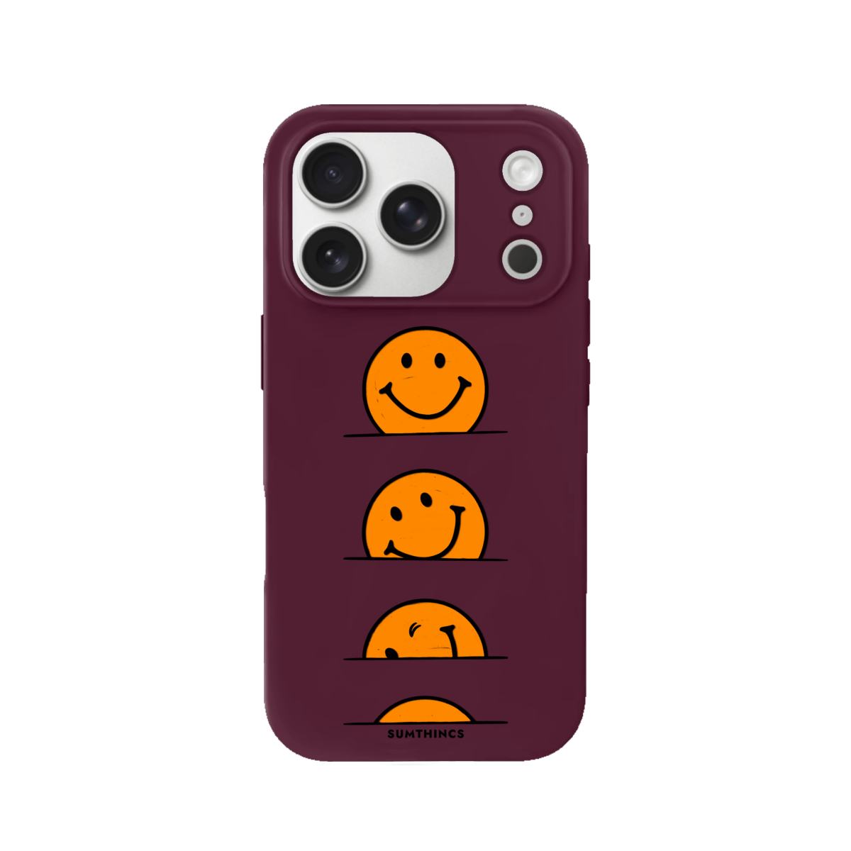 iPhone 17 Pro See You Tomorrow Premium Telefon Kılıfı Bordo - SUMTHINCS