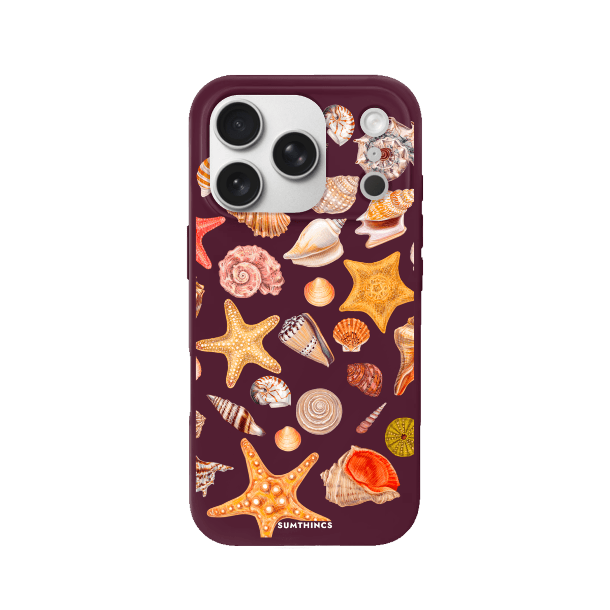 iPhone 17 Pro Shells Premium Telefon Kılıfı Bordo - SUMTHINCS