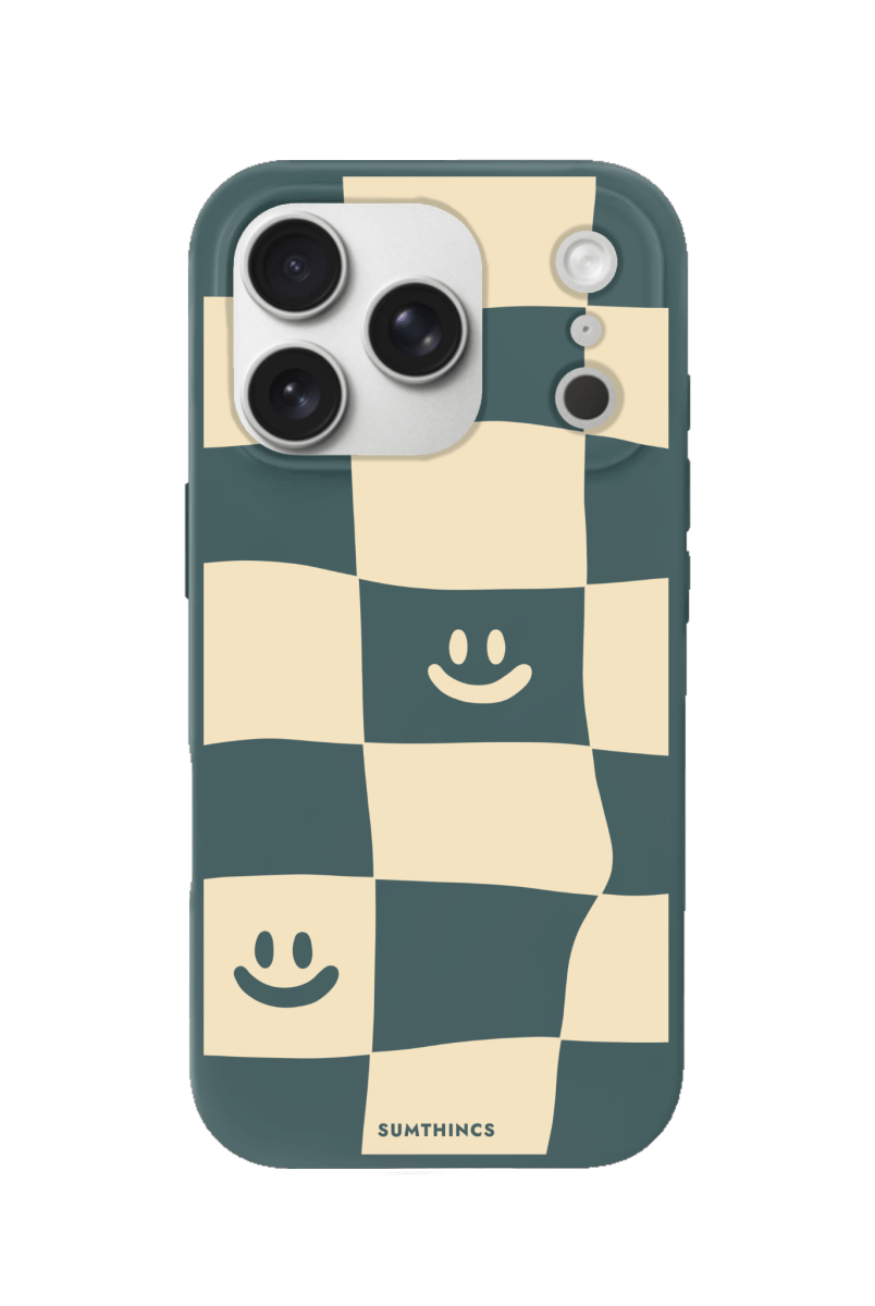 iPhone 17 Pro Smiling Check Premium Telefon Kılıfı Kaktüs Yeşili - SUMTHINCS