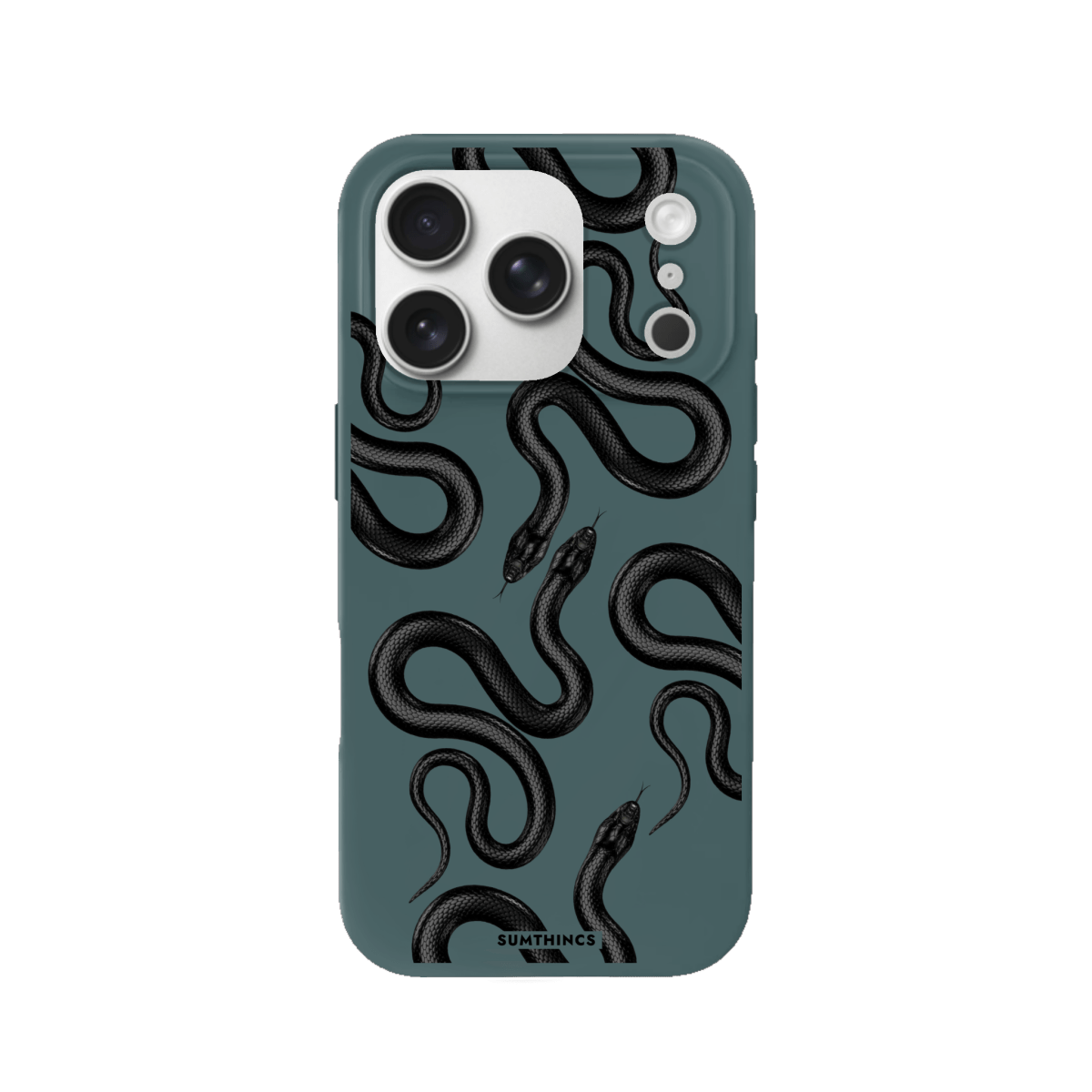 iPhone 17 Pro Snakes Premium Telefon Kılıfı Kaktüs Yeşili - SUMTHINCS