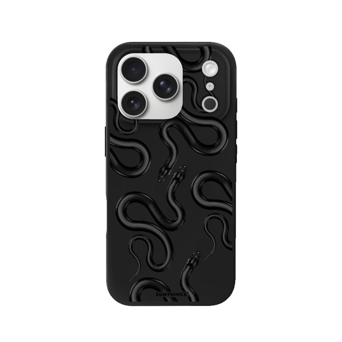 iPhone 17 Pro Snakes Premium Telefon Kılıfı Siyah - SUMTHINCS