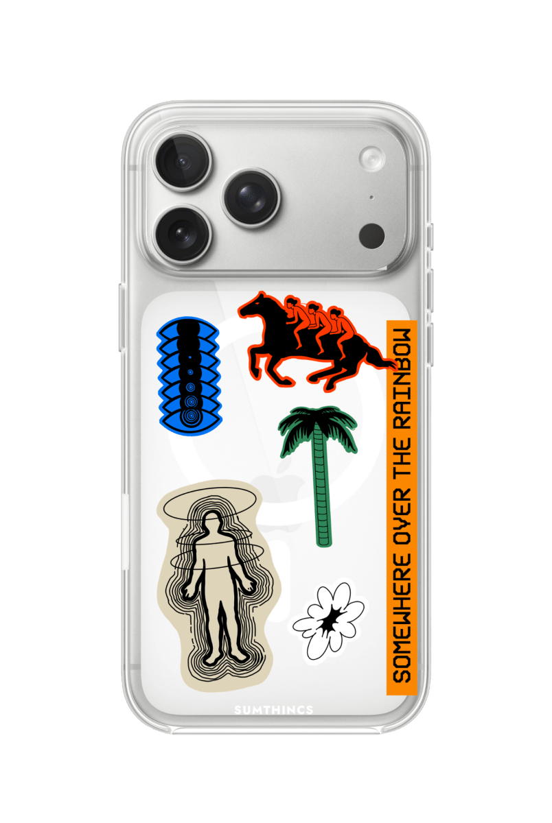 iPhone 17 Pro Somewhere Clear Magsafe Şeffaf Telefon Kılıfı - SUMTHINCS