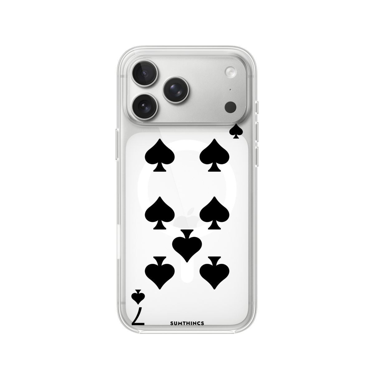 iPhone 17 Pro Spade7 Clear Magsafe Şeffaf Telefon Kılıfı - SUMTHINCS