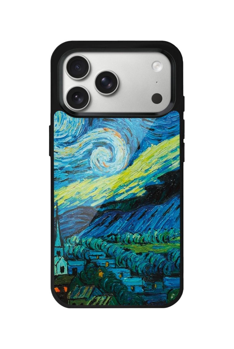 iPhone 17 Pro Starry Night Glossy Cam Telefon Kılıfı - Sumthincs