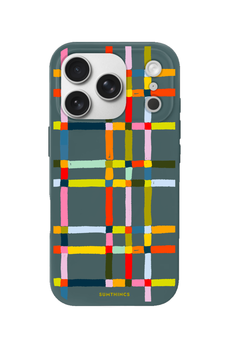 iPhone 17 Pro Sunny Stripes Premium Telefon Kılıfı Kaktüs Yeşili - SUMTHINCS