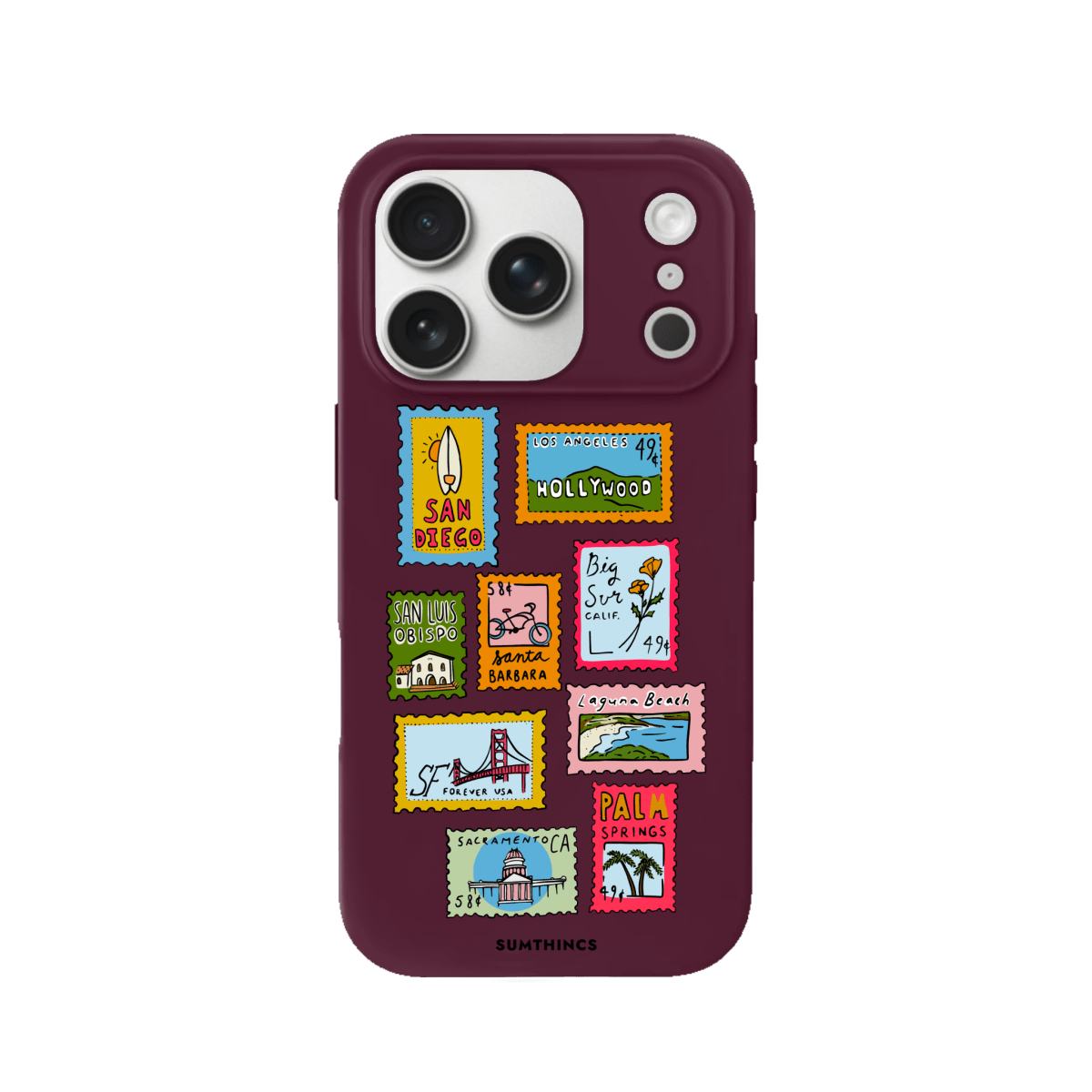 iPhone 17 Pro The Grand Tour Premium Telefon Kılıfı Bordo - SUMTHINCS