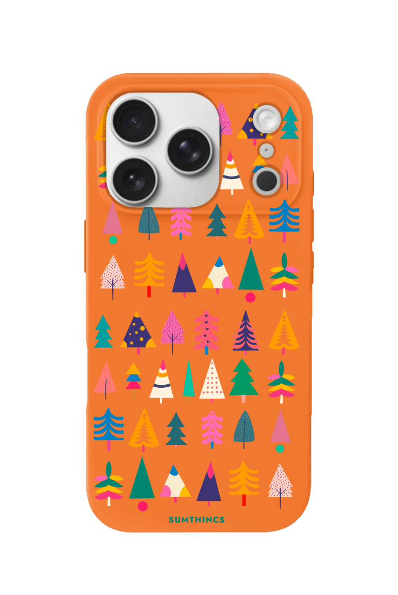 iPhone 17 Pro Tiny Forest Premium Telefon Kılıfı Turuncu - SUMTHINCS