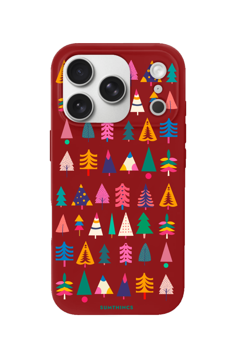 iPhone 17 Pro Tiny Forest Premium Telefon Kılıfı Kırmızı - SUMTHINCS