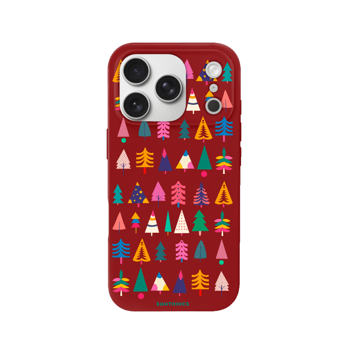 iPhone 17 Pro Tiny Forest Premium Telefon Kılıfı Kırmızı - SUMTHINCS