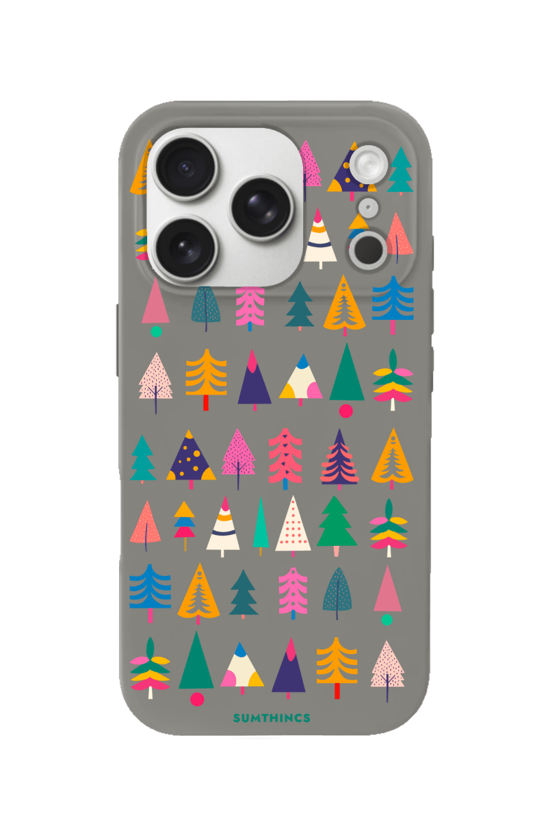 iPhone 17 Pro Tiny Forest Premium Telefon Kılıfı Gri - SUMTHINCS